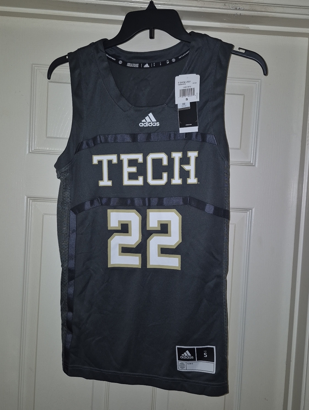 Adidas Georgia Tech Yellow Jackets Basketball Jersey